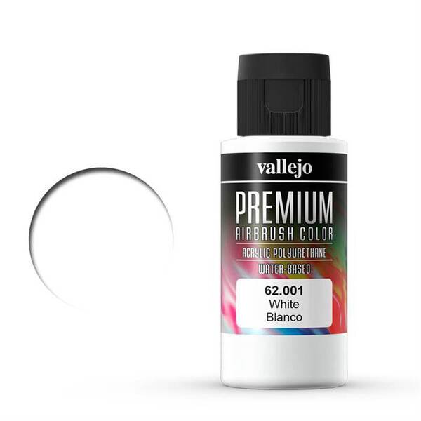 Vallejo Premium Airbrush Color 60Ml 62.001 White - 1