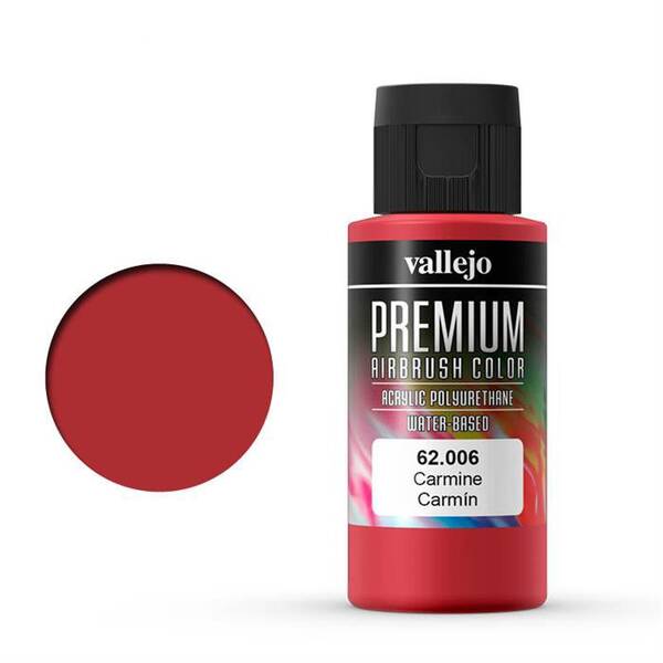 Vallejo Premium Airbrush Color 60Ml 62.006 Carmine - 1