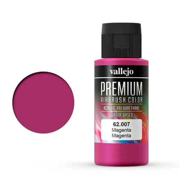 Vallejo Premium Airbrush Color 60Ml 62.007 Magenta - 1