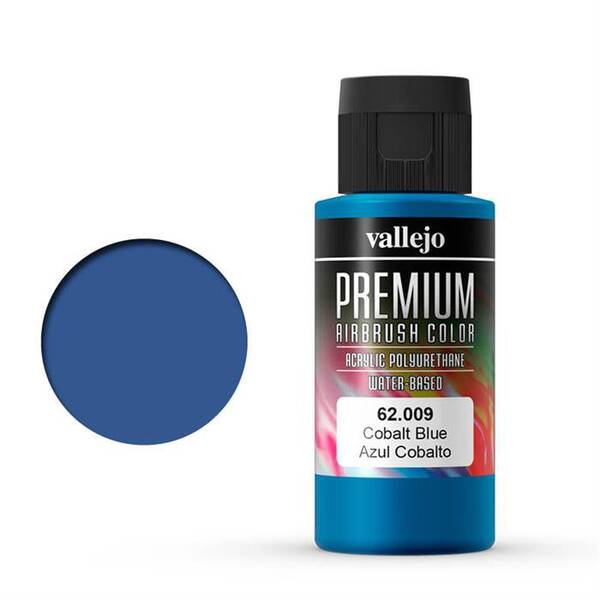 Vallejo Premium Airbrush Color 60Ml 62.009 Cobalt Blue - 1