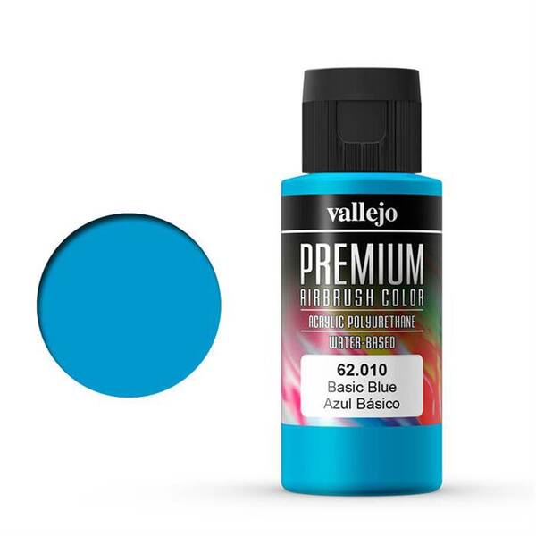 Vallejo Premium Airbrush Color 60Ml 62.010 Basic Blue - 1