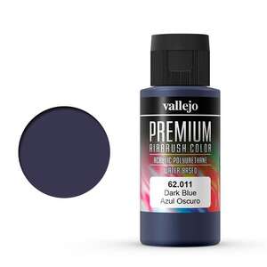 Vallejo - Vallejo Premium Airbrush Color 60Ml 62.011 Dark Blue