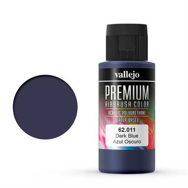 Vallejo Premium Airbrush Color 60Ml 62.011 Dark Blue