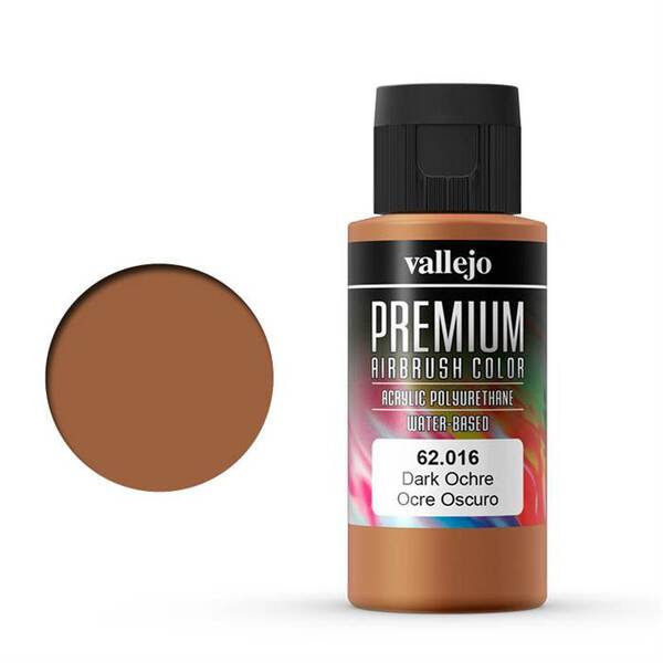 Vallejo Premium Airbrush Color 60Ml 62.016 Dark Ochre - 1