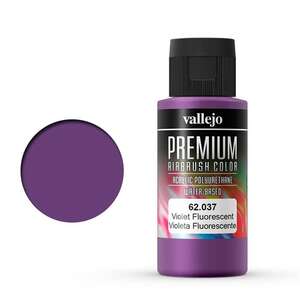 Vallejo - Vallejo Premium Airbrush Color 60Ml 62.037 Fluorescent Violet