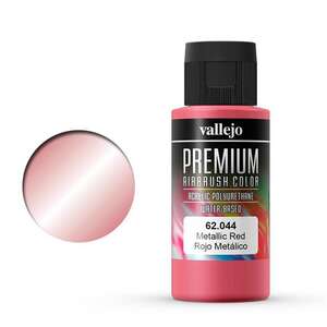 Vallejo - Vallejo Premium Airbrush Color 60Ml 62.044 Metallic Red
