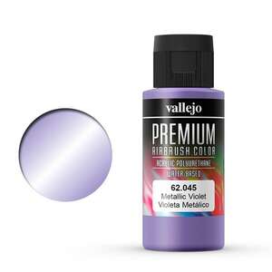 Vallejo - Vallejo Premium Airbrush Color 60Ml 62.045 Metallic Violet