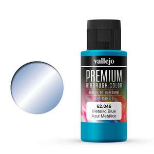 Vallejo - Vallejo Premium Airbrush Color 60Ml 62.046 Metallic Blue