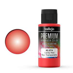 Vallejo - Vallejo Premium Airbrush Color 60Ml 62.074 Candy Red