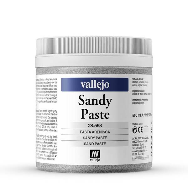 Vallejo Sandy Paste 593-500Ml Pastelgesso - 1