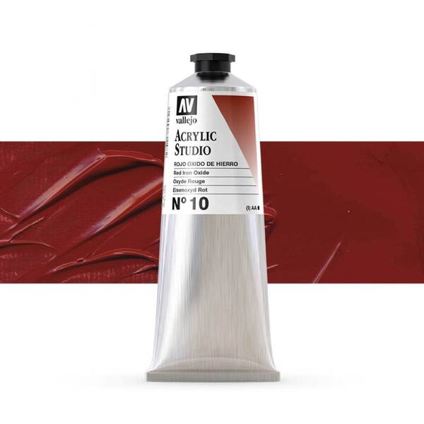 Vallejo Studio Akrilik Boya 125Ml Seri 1 10 Red Iron Oxide
