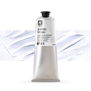 Vallejo Studio Akrilik Boya 125Ml Seri 1 41 Titanium White Anatase - Thumbnail