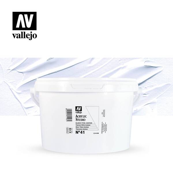 Vallejo Studio Akrilik Boya 2 Litre Seri 1 Titanium White - 1