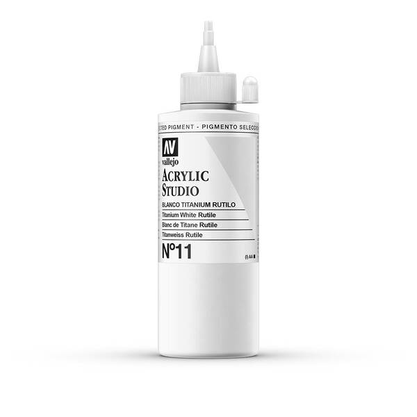 Vallejo Studio Akrilik Boya 200Ml Seri 1 11 Titanium White - 3
