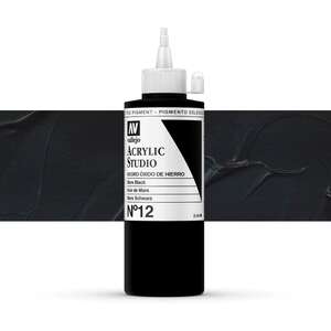 Vallejo Studio Akrilik Boya 200Ml Seri 1 12 Mars Black - 1
