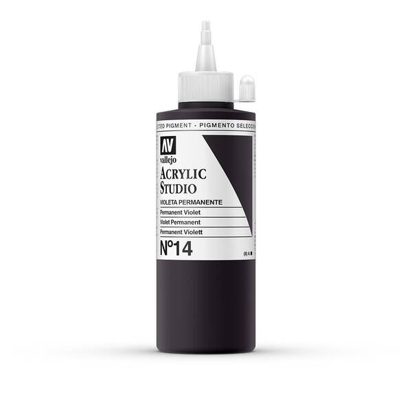 Vallejo Studio Akrilik Boya 200Ml Seri 1 14 Permanent Violet - 3