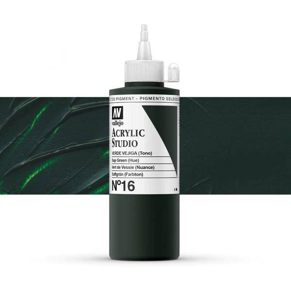 Vallejo Studio Akrilik Boya 200Ml Seri 1 16 Sap Green Hue - 1