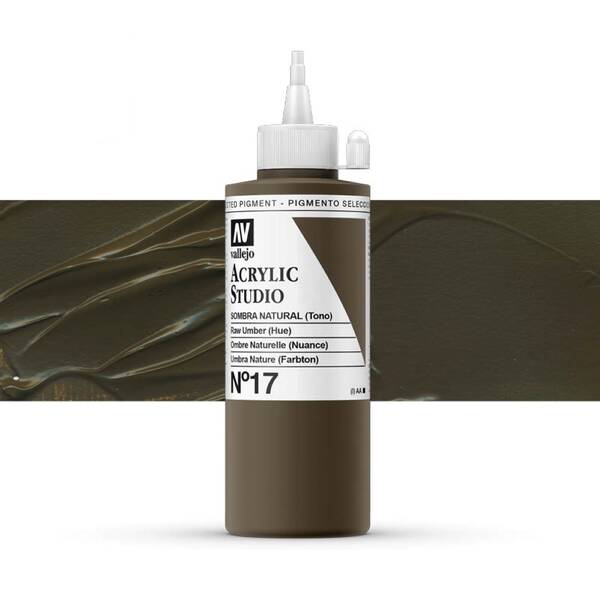 Vallejo Studio Akrilik Boya 200Ml Seri 1 17 Raw Umber Hue - 1