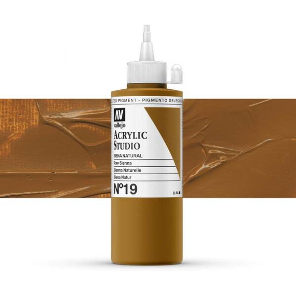Vallejo Studio Akrilik Boya 200Ml Seri 1 19 Raw Sienna Hue - 1