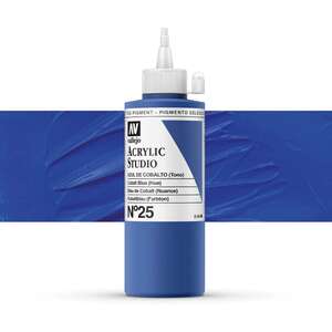 Vallejo Studio Akrilik Boya 200Ml Seri 1 25 Cobalt Blue Hue - 1