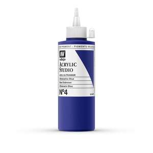 Vallejo Studio Akrilik Boya 200Ml Seri 1 4 Ultramarine Blue - 3