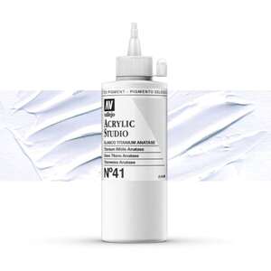 Vallejo Studio Akrilik Boya 200Ml Seri 1 41 Titanium White Anatase - Thumbnail