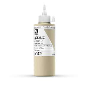 Vallejo Studio Akrilik Boya 200Ml Seri 1 42 Titan Buff Unbleached Titanium - 3