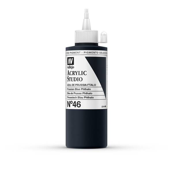 Vallejo Studio Akrilik Boya 200Ml Seri 1 46 Prussian Blue Phthalo - 3