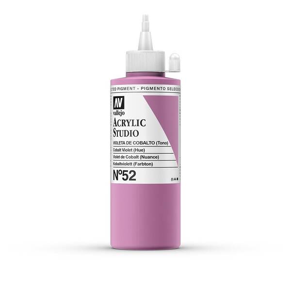 Vallejo Studio Akrilik Boya 200Ml Seri 1 52 Cobalt Violet Hue - 3