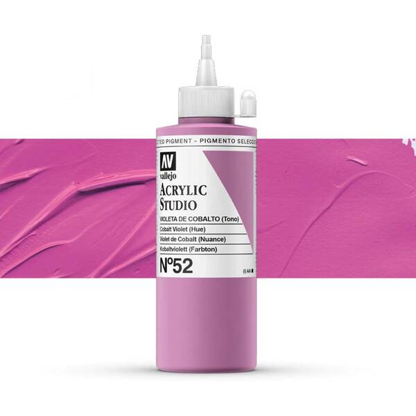 Vallejo Studio Akrilik Boya 200Ml Seri 1 52 Cobalt Violet Hue - 1