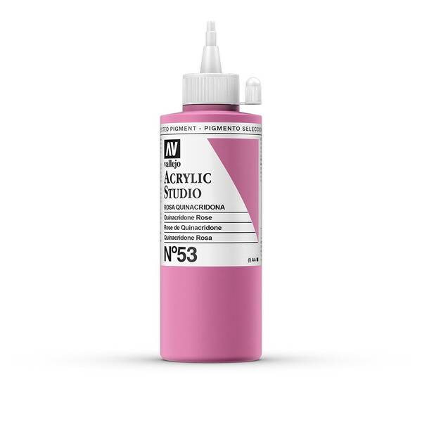 Vallejo Studio Akrilik Boya 200Ml Seri 1 53 Quinacridone Rose - 3