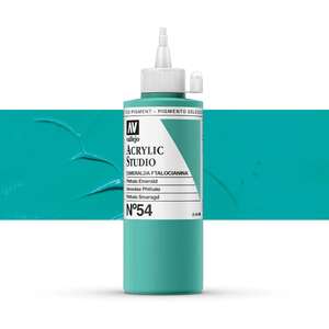 Vallejo Studio Akrilik Boya 200Ml Seri 1 54 Phthalo Emerald - 1
