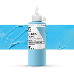 Vallejo Studio Akrilik Boya 200Ml Seri 1 55 Phthalo Blue Pale - 1