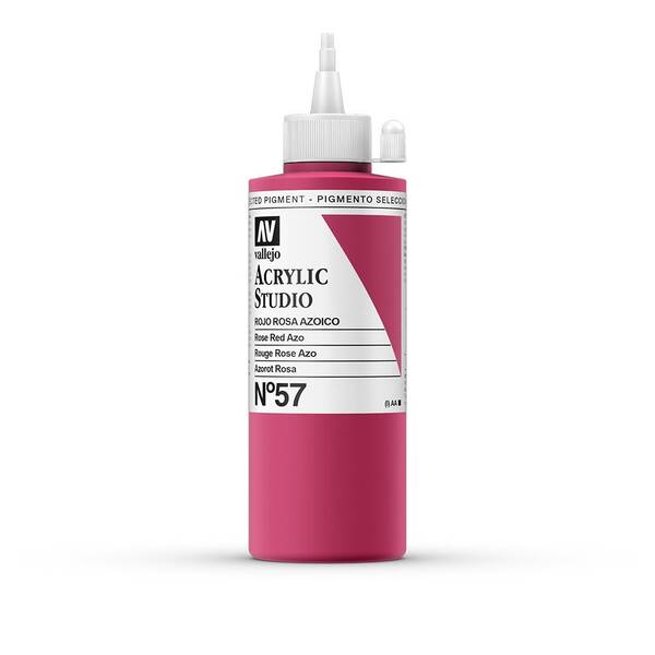 Vallejo Studio Akrilik Boya 200Ml Seri 1 57 Rose Red Azo - 3
