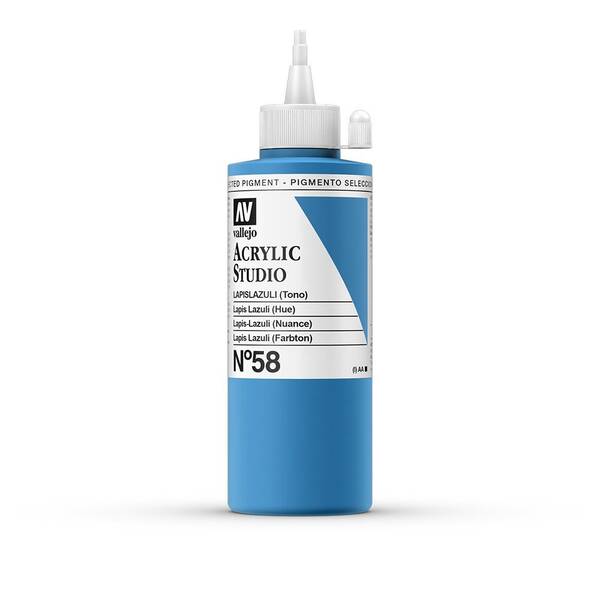 Vallejo Studio Akrilik Boya 200Ml Seri 1 58 Lapis Lazuli Hue - 3