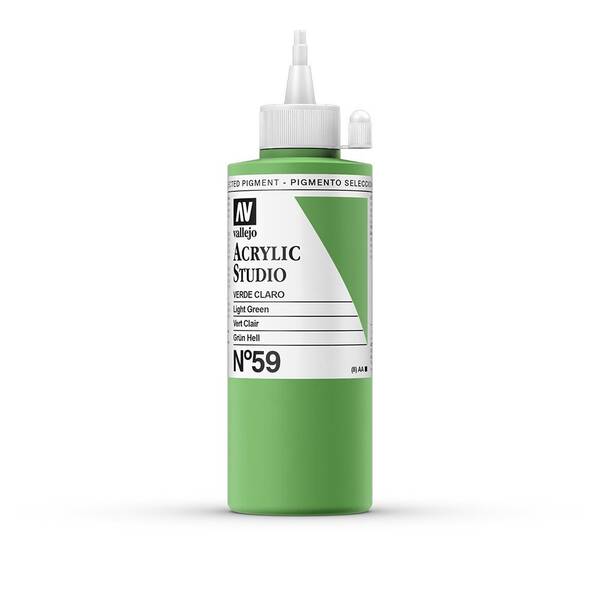 Vallejo Studio Akrilik Boya 200Ml Seri 1 59 Light Green - 3