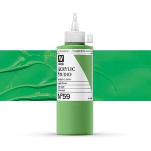 Vallejo Studio Akrilik Boya 200Ml Seri 1 59 Light Green - 1
