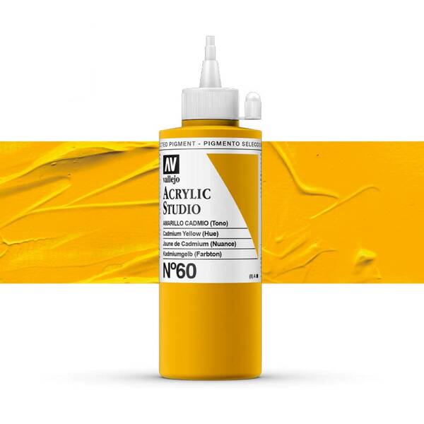 Vallejo Studio Akrilik Boya 200Ml Seri 1 60 Cadmium Yellow Hue - 1