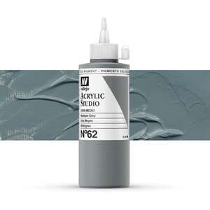 Vallejo Studio Akrilik Boya 200Ml Seri 1 62 Medium Grey - 1