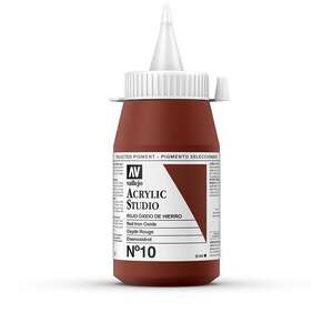 Vallejo Studio Akrilik Boya 500Ml Seri 1 10 Red Iron Oxide - 3