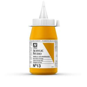Vallejo Studio Akrilik Boya 500Ml Seri 1 13 Azo Yellow Orange - 3