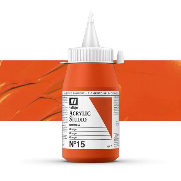 Vallejo Studio Akrilik Boya 500Ml Seri 1 15 Orange - 1