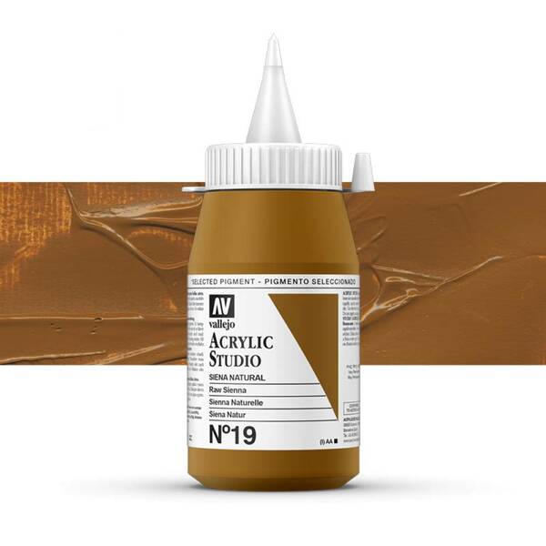 Vallejo Studio Akrilik Boya 500Ml Seri 1 19 Raw Sienna Hue - 1