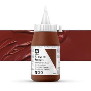 Vallejo Studio Akrilik Boya 500Ml Seri 1 20 Burnt Sienna Hue - 1