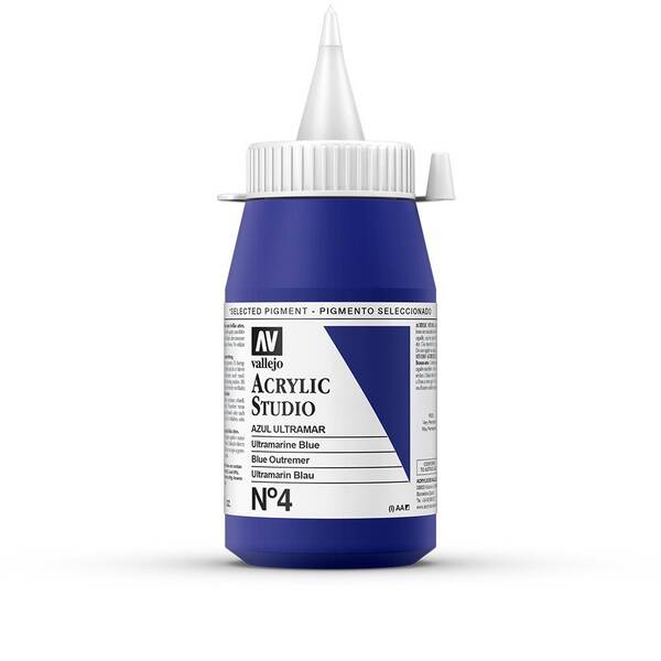 Vallejo Studio Akrilik Boya 500Ml Seri 1 4 Ultramarine Blue - 3