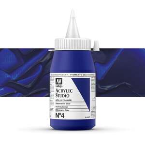 Vallejo Studio Akrilik Boya 500Ml Seri 1 4 Ultramarine Blue - 1