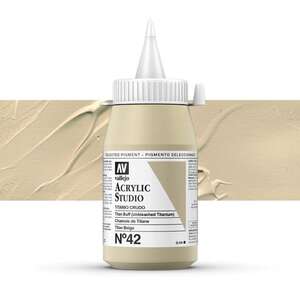 Vallejo Studio Akrilik Boya 500Ml Seri 1 42 Titan Buff Unbleached Titanium - Vallejo