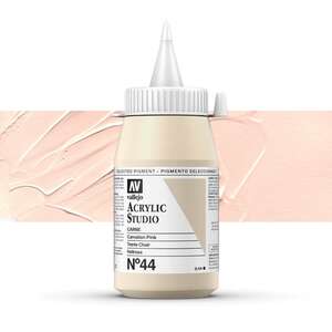 Vallejo Studio Akrilik Boya 500Ml Seri 1 44 Carnation Pink - Vallejo