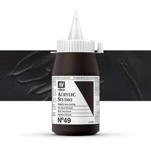 Vallejo Studio Akrilik Boya 500Ml Seri 1 49 Van Dyck Brown - Vallejo