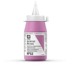 Vallejo Studio Akrilik Boya 500Ml Seri 1 52 Cobalt Violet Hue - 3